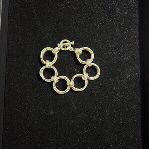 Vintage Silpada B1235 Sterling Silver Link Bracelet
